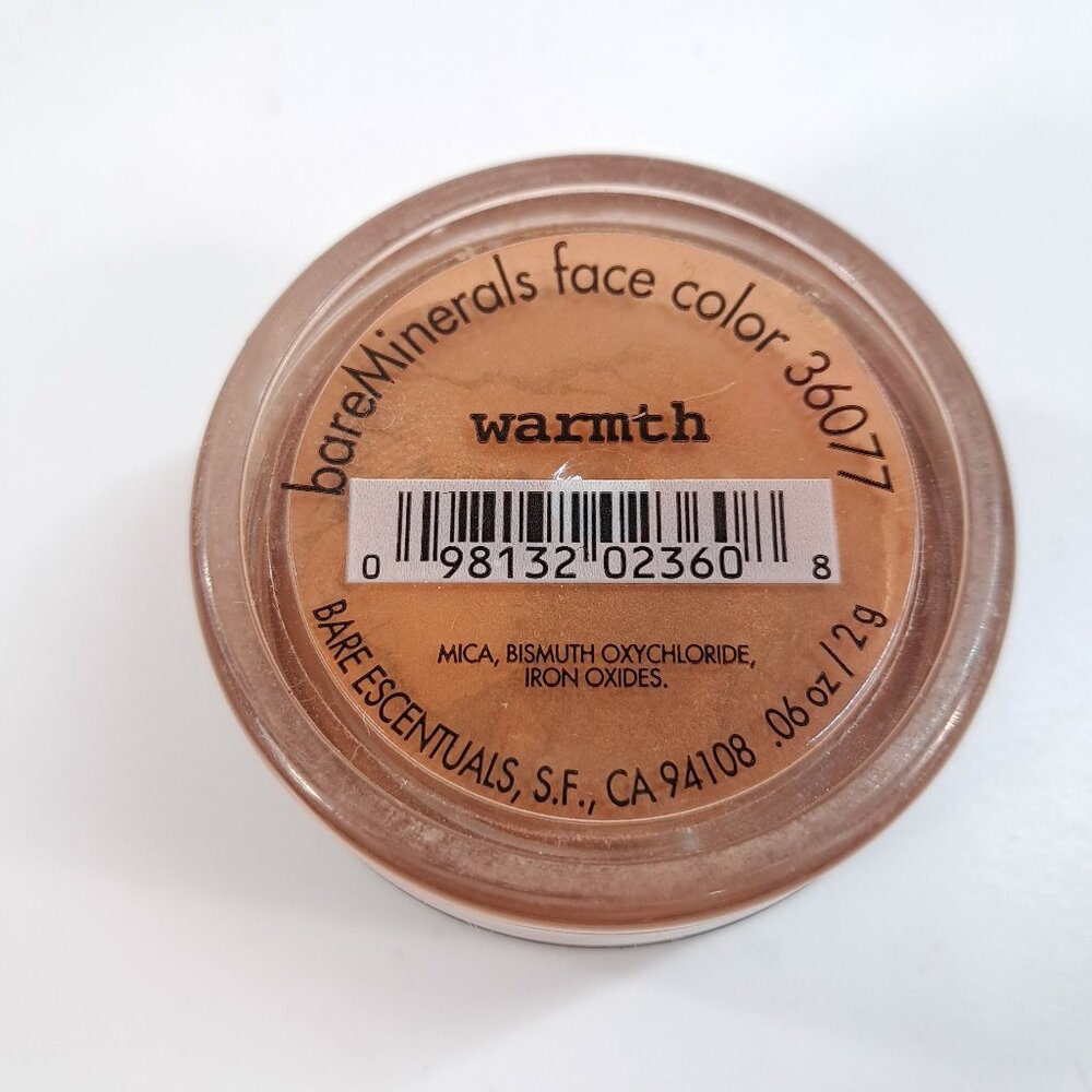 BareMinerals Face Color Warmth  36077 Bare Escentuals i.d. loose‎ powder USED